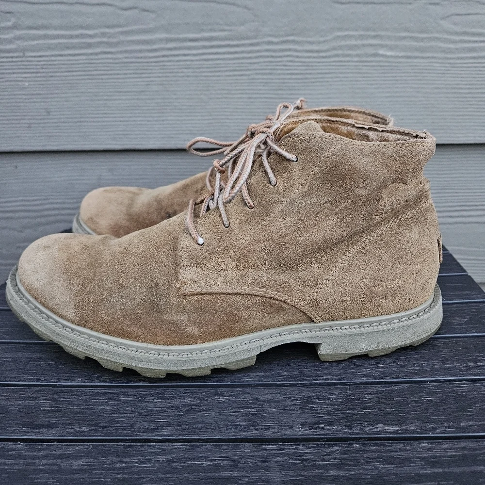 Sorel Madson II Chukka Men's Waterproof Boots Brown Suede Lace Up Shoes Size 8.5